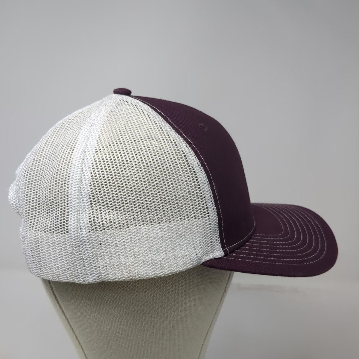 Richardson 112 Trucker Hat Red One Size Mesh Vitalix Inc Snapback Cow Logo