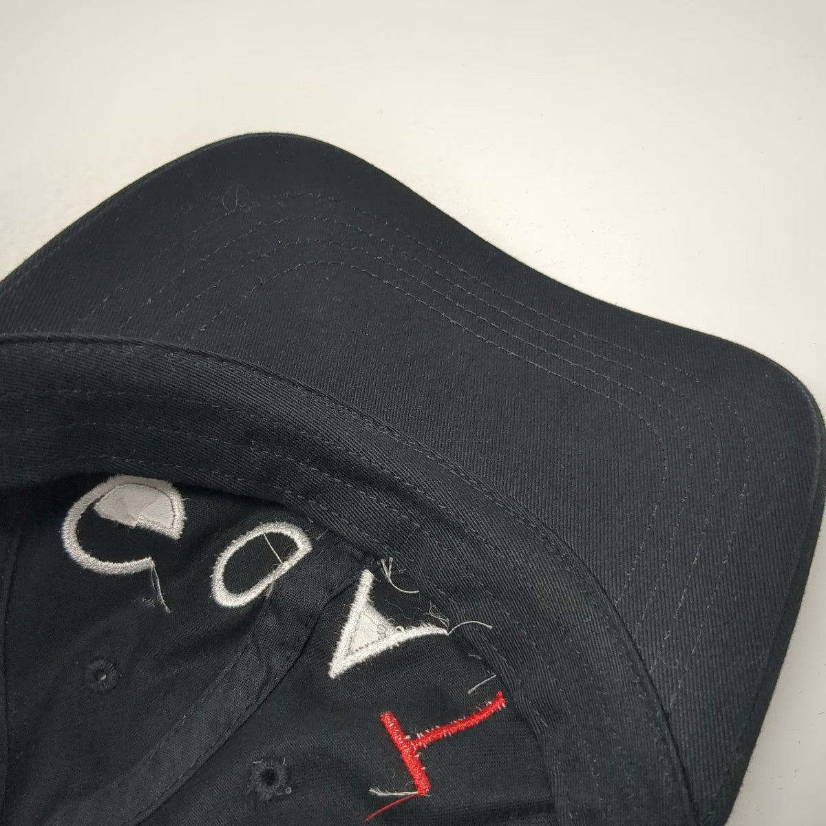 Yupoong God Over All Things GOAT Black Baseball Cap Hat One Size Adjustable