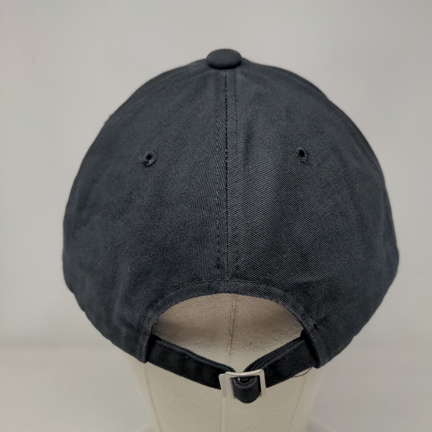 I Am Cap Slideback Hat Black XL Adjustable 6 Panel Solid Blank