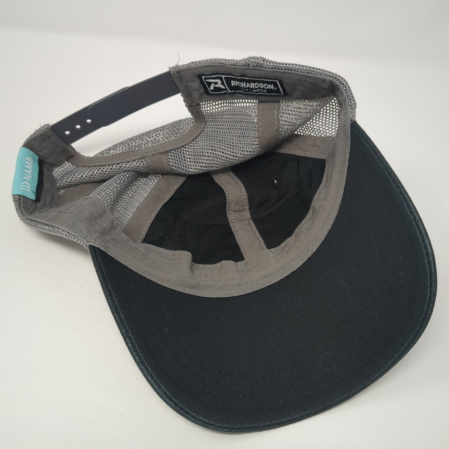 GenSend Patch Snapback Trucker Hat Black Large Mesh Back Richardson