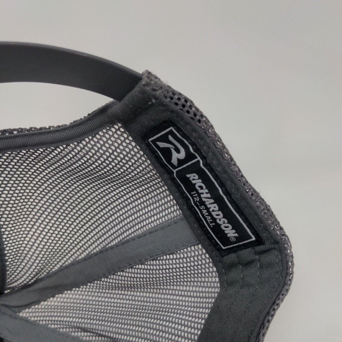 NB Snapback Mesh Back Trucker Hat Black Small Colorblock Richardson