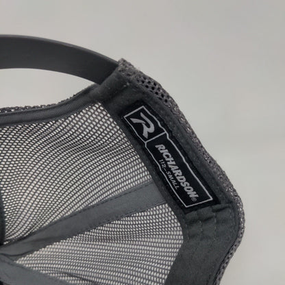 NB Snapback Mesh Back Trucker Hat Black Small Colorblock Richardson