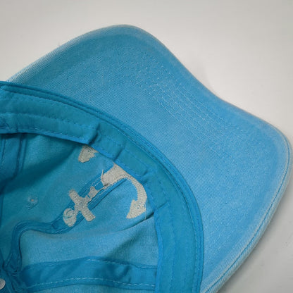 Triangle Baseball Cap Blue One Size Long Beach Island Anchor Strapback Surf Hat