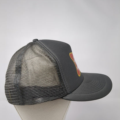 Boise High Life Snapback Trucker Hat Gray One Size Adjustable Mesh Back Otto