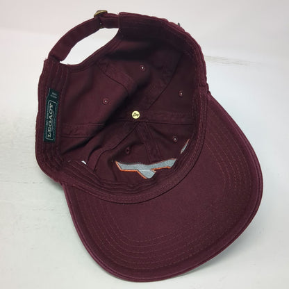 Legacy Baseball Cap Red One Size Virginia Tech VT 150 Years Anniversary Hat