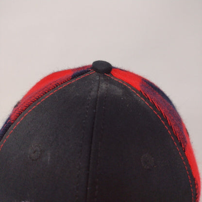 Cabela's Snapback Hat Multicolor OSFA Adjustable Check 6 Panel Cotton