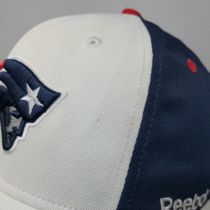 Reebok Men's Fitted Hat Multicolor S/M Embroidered New England Patriots Logo