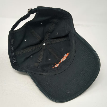 Fahrenheit Baseball Cap Black OS Embroidered Moxie Logo Hat Slideback Cotton