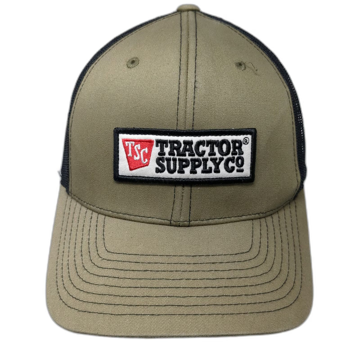 Tractor Supply Co Trucker Hat Green One Size Mesh Snapback TSC Logo Farm Outdoor
