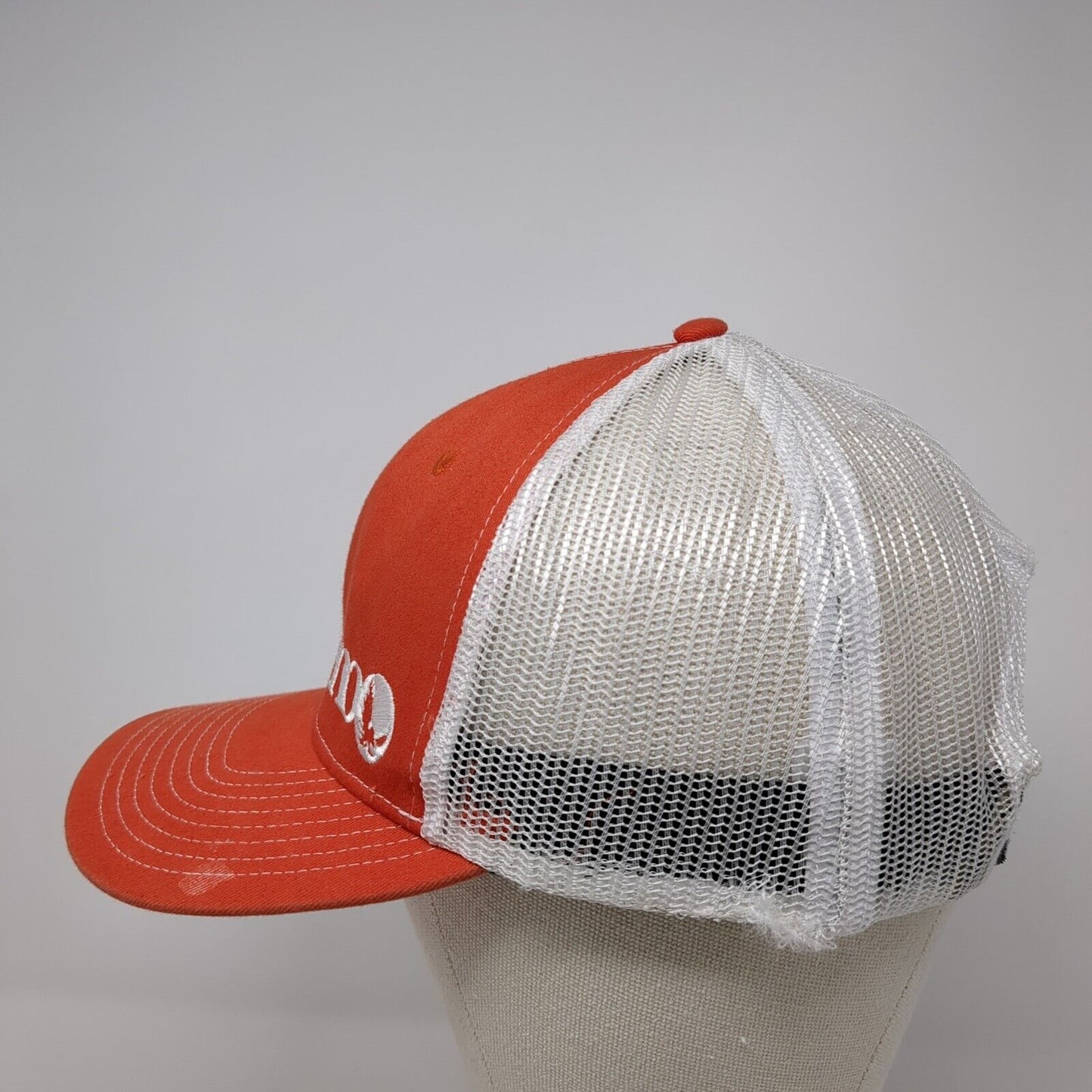 ENO Eagles Nest Outfitters Snapback Trucker Hat Orange One Size Mesh Back