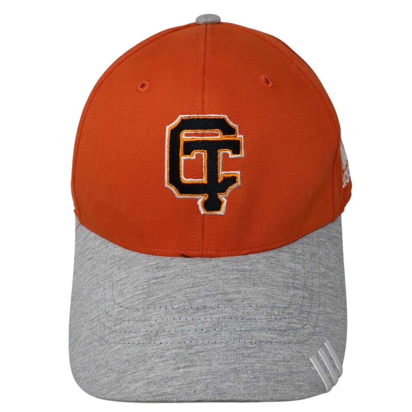 Letter CT Slideback Hat Orange One Size Adjustable Colorblock Adidas