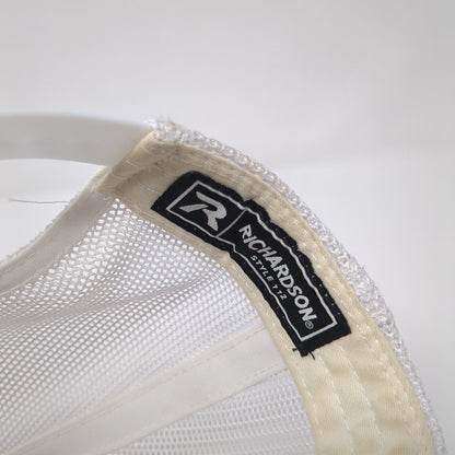 E Snapback Trucker Hat Black OS Adjustable Embroidered Mesh Back Richardson