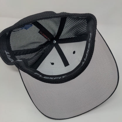 Kelly Construction 208-339-0875 Fitted Trucker Hat Black S/M Mesh Port Authority