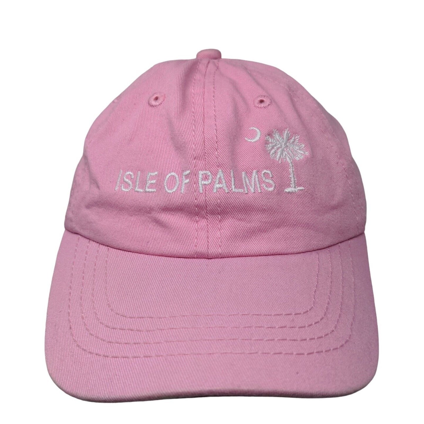 Unbranded Baby Girl's Strapback Hat Pink Embroidered Isle of Palms Logo