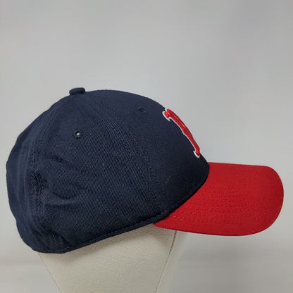 New Era Men's Fitted Hat Blue Red S/M Embroidered Boston Red Sox Logo MLB