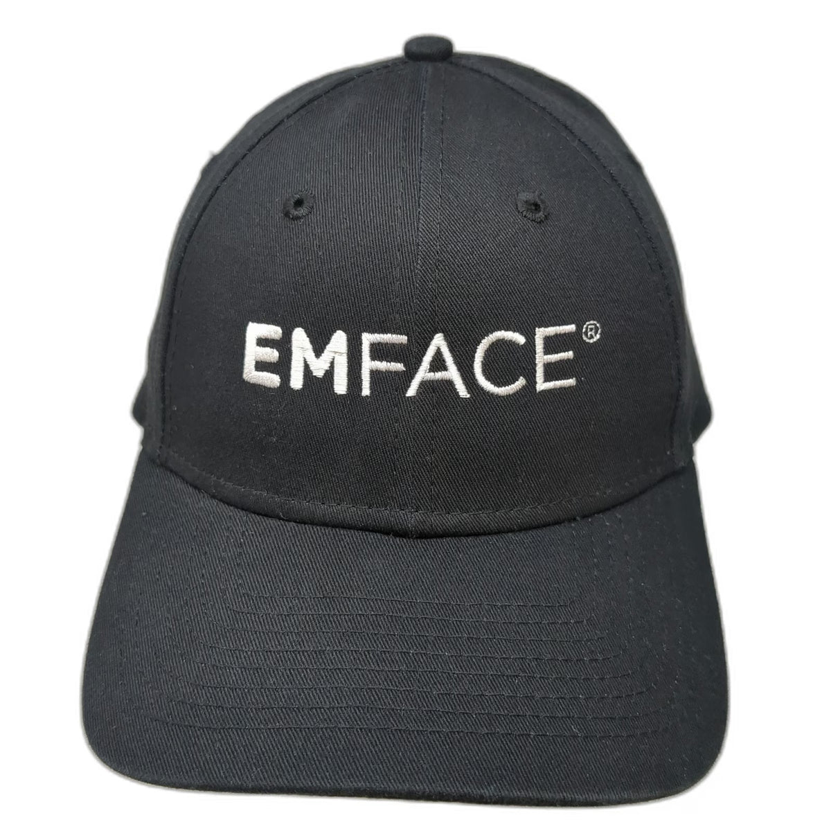 New Era Baseball Cap Black One Size EMFACE Embroidered 9FORTY Strapback Hat