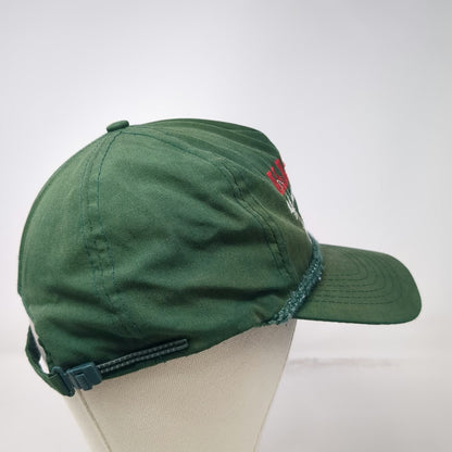 Otto Cap 5 Panel Green One Size Alaska Sportsman's Paradise Fishing Rope Hat