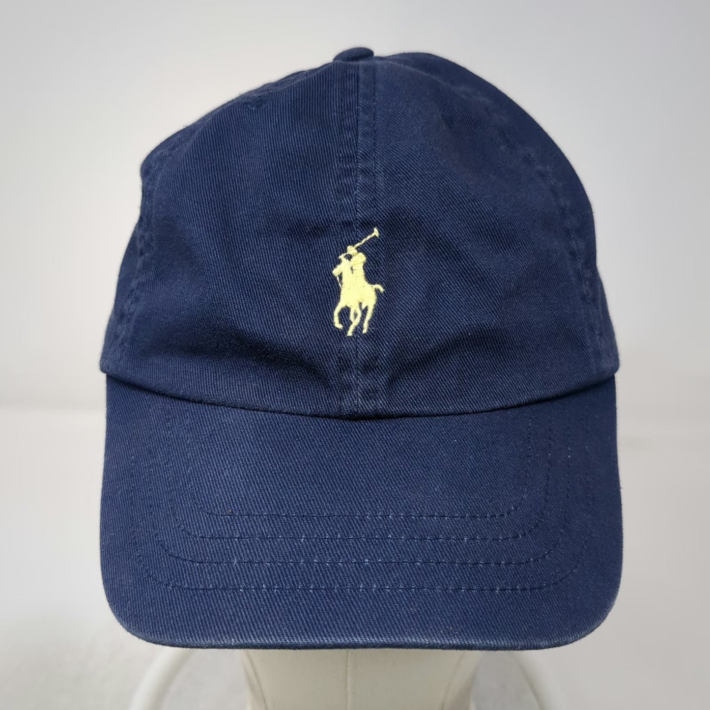 Polo Ralph Lauren Baseball Cap Blue One Size Adjustable Cotton Small Pony Hat