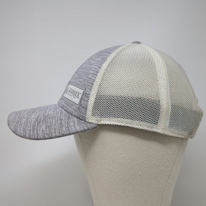 Pukka Trucker Hat Gray White One Size Tamarack Resort Patch Mesh Snapback