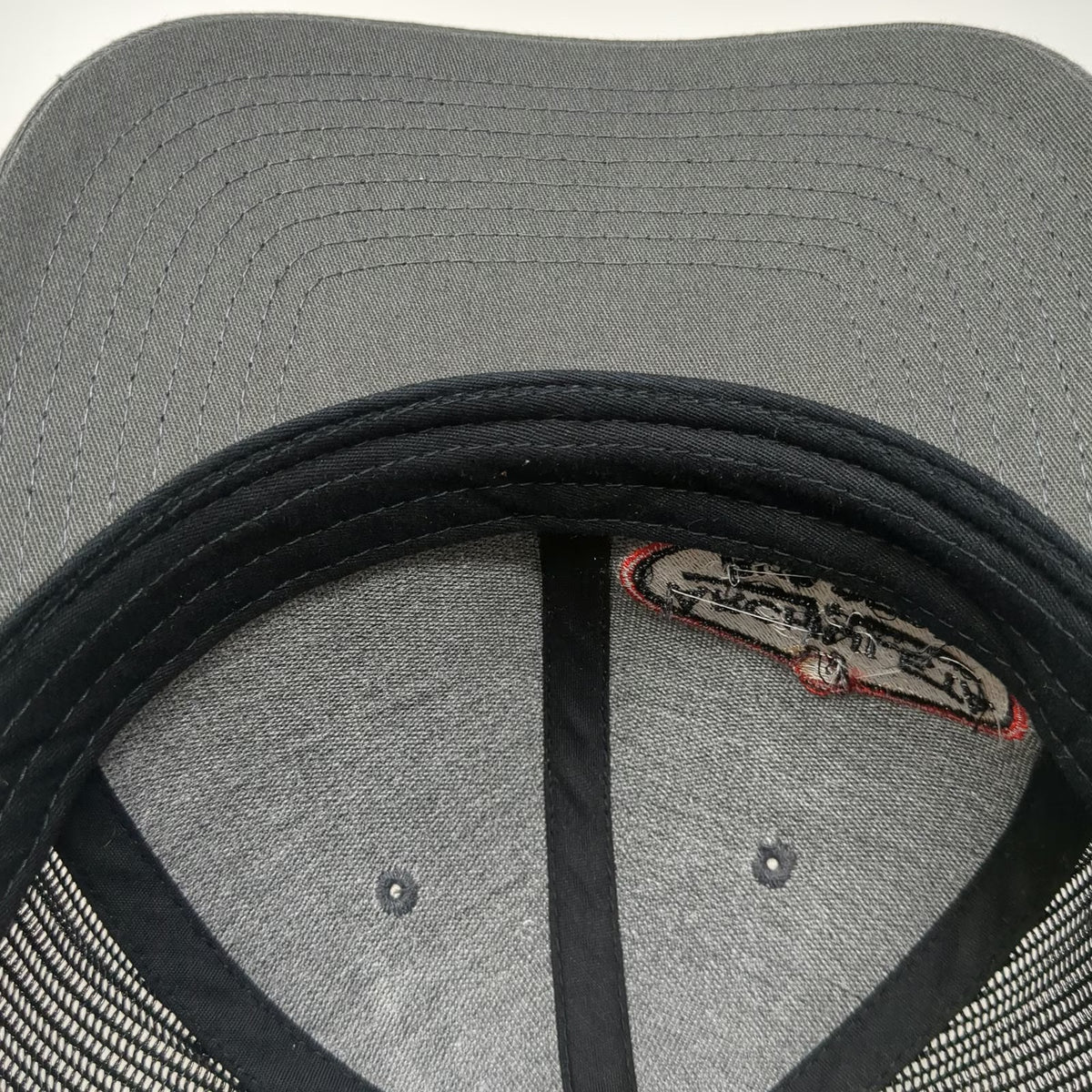 Richardson Trucker Hat Gray One Size Archuleta Builders Patch Mesh Snapback