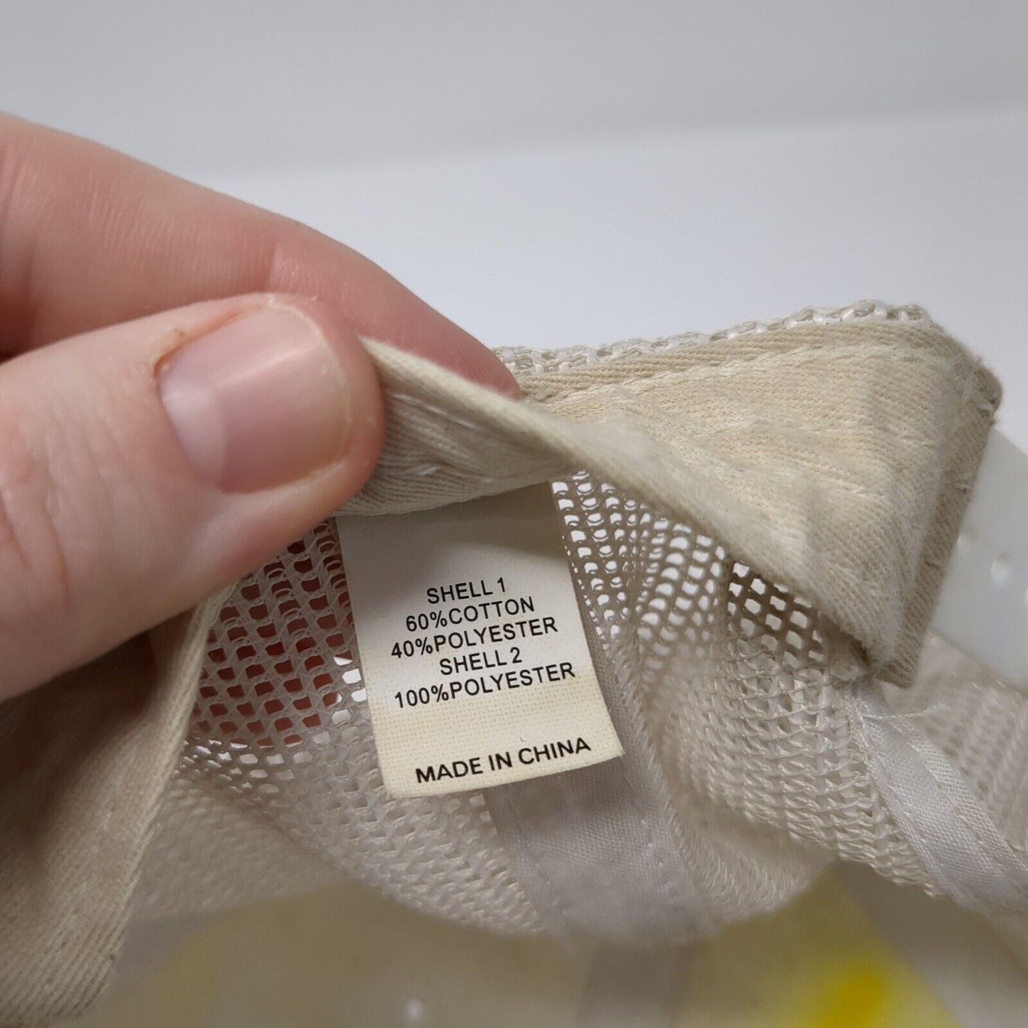 Shred White & Blue Patch Snapback Mesh Back Trucker Hat White One Size