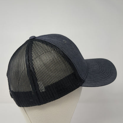 Builders First Source Snapback Trucker Hat Gray OS Adjustable Mesh Back Ivory