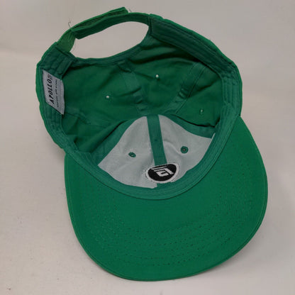 First Financial Group Strapback Hat Green One Size Embroidered Apollo