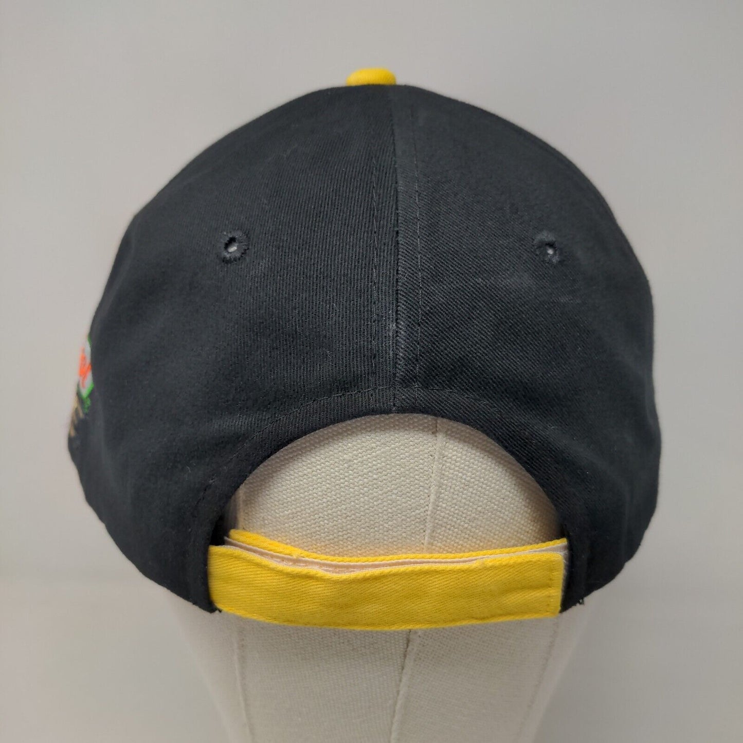 Renault F1 Team Men's Strapback Hat Black Yellow Embroidered Logo 100% Cotton