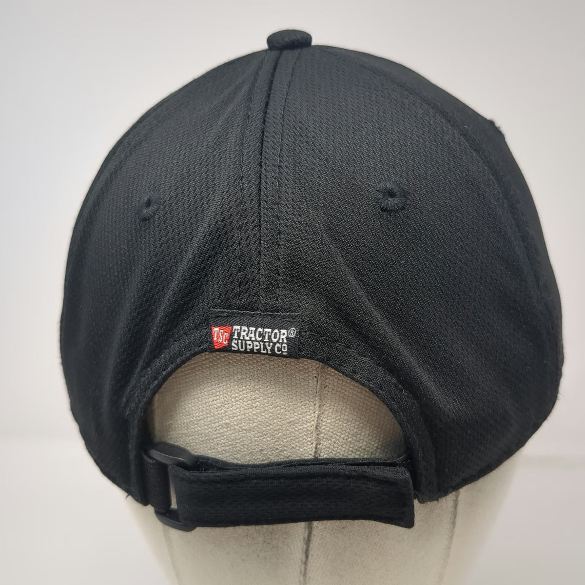 Infinity Baseball Cap Black One Size TSC Tonal Logo Mesh Strapback Hat Sport