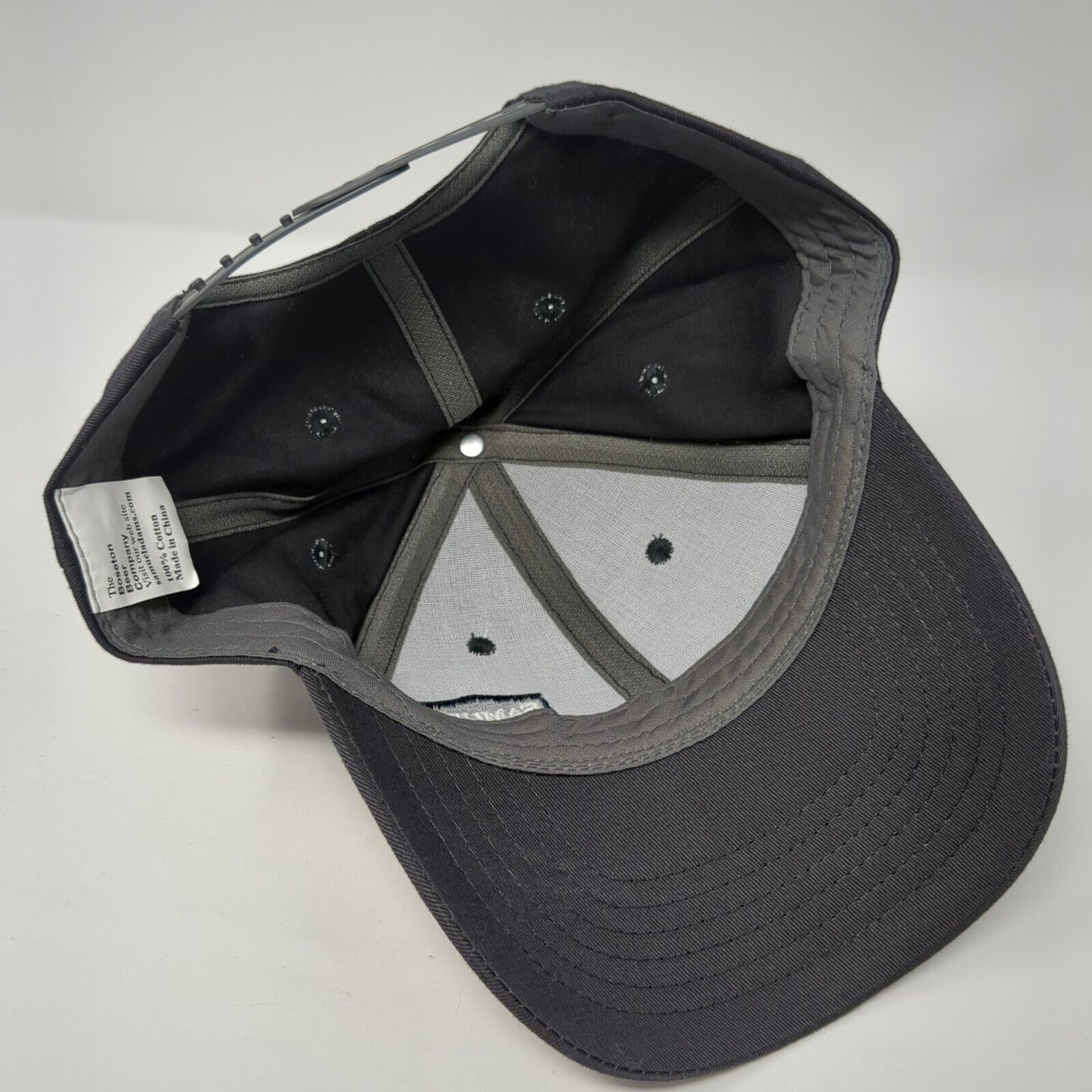 Samuel Adams Snapback Hat Gray One Size Adjustable Embroidered Solid