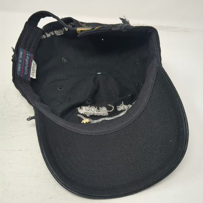 Legend God's Country Camouflage Baseball Cap Black One Size Distressed Fish Hat