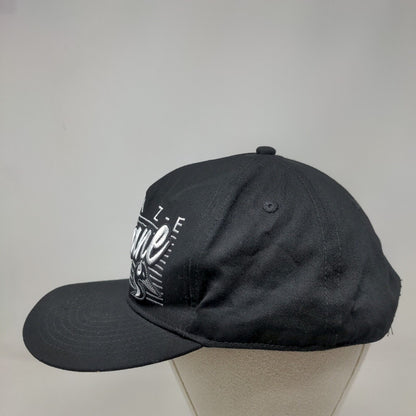 Craz-e Crane Entertainment Snapback Hat Black One Size Embroidered