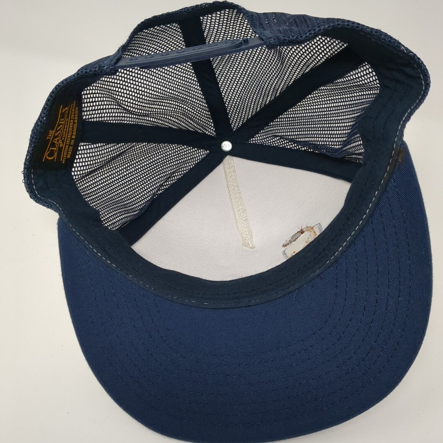 Drink Local Brew Snapback Mesh Back Trucker Hat Blue OSFA Yupoong