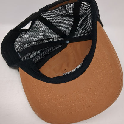 PTSD Veteran Athletes Snapback Rope Trucker Hat Brown One Size Mesh Back