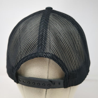 Cap America Trucker Hat Black One Size Spudnik Agricultural Mesh Snapback Red