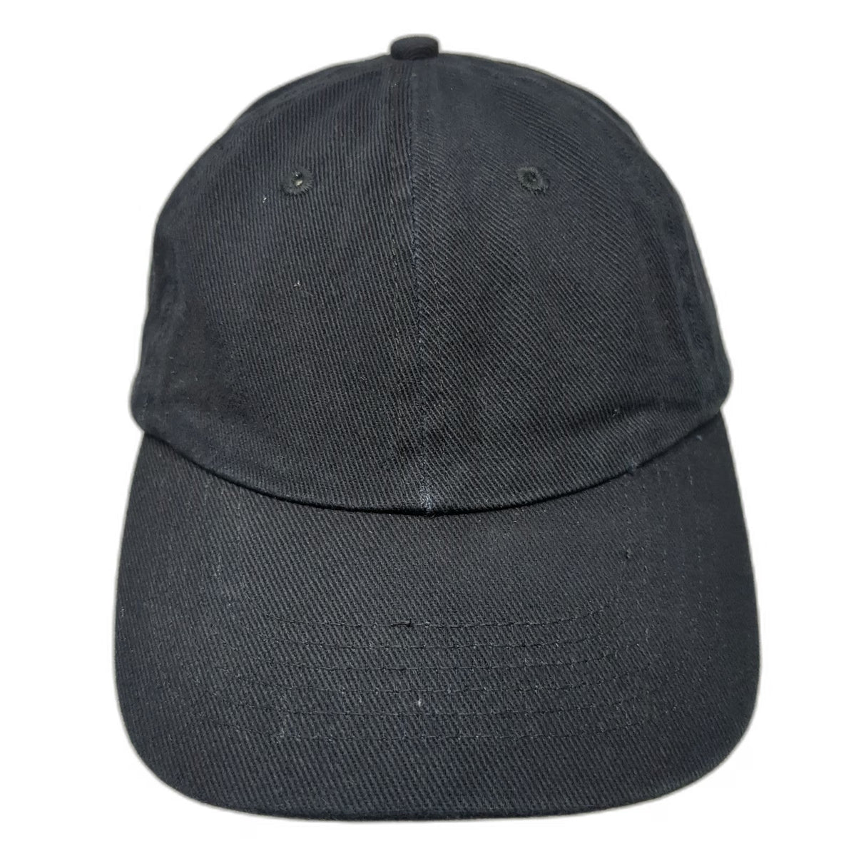 Chef Works Baseball Cap Black One Size Adjustable Slideback Blank Work Hat