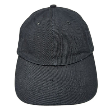 Chef Works Baseball Cap Black One Size Adjustable Slideback Blank Work Hat