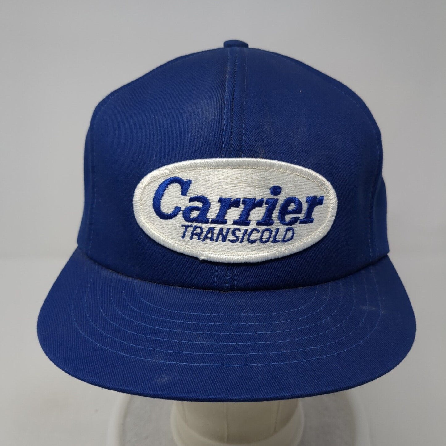 Carrier Transicold Snapback Hat Blue One Size Adjustable Embroidered 6 Panel