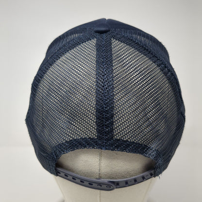 Pivot Cycles Snapback Rope Trucker Hat Blue One Size Mesh Back HG