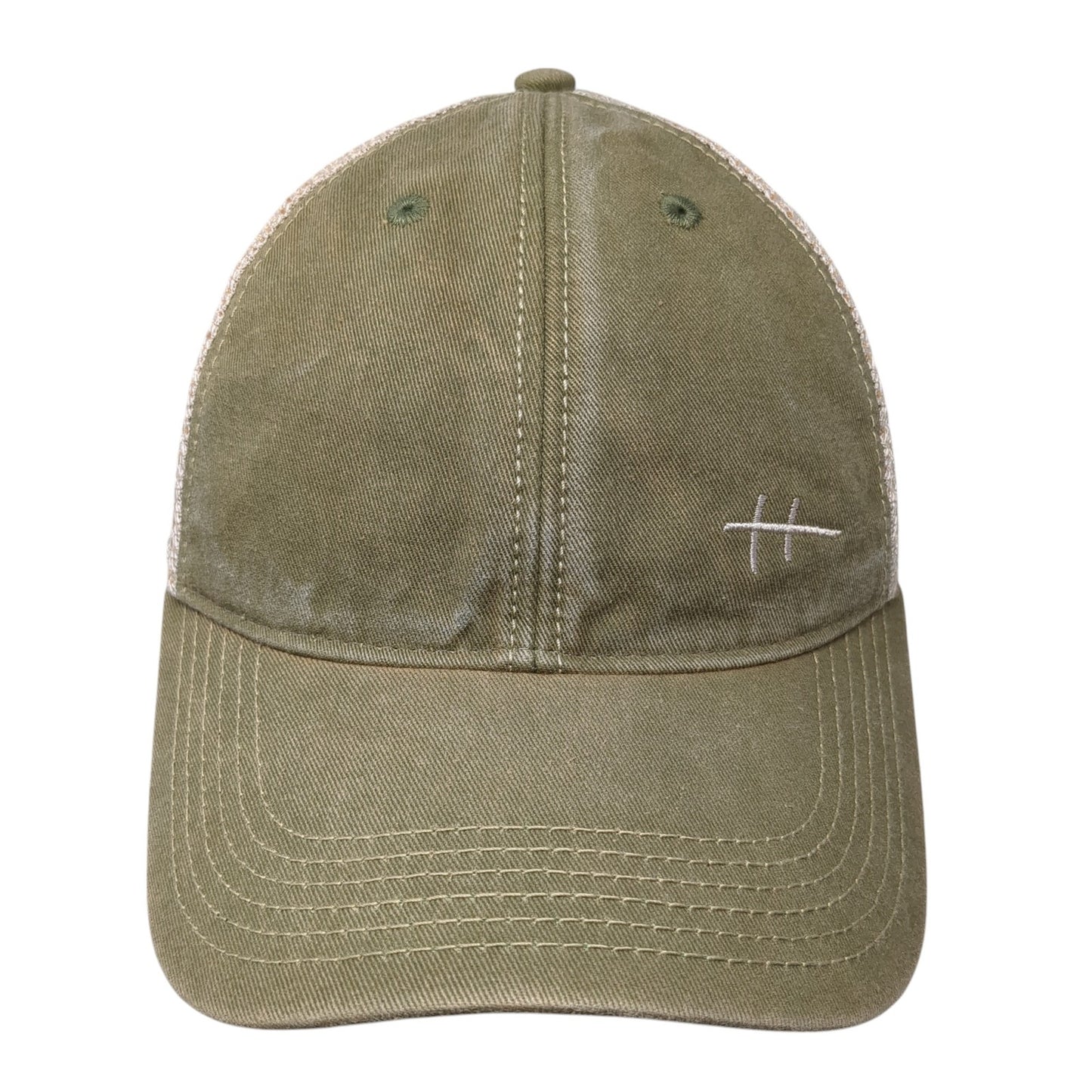 WWSD Snapback Trucker Hat Green OS Adjustable Embroidered Mesh Back Headmost