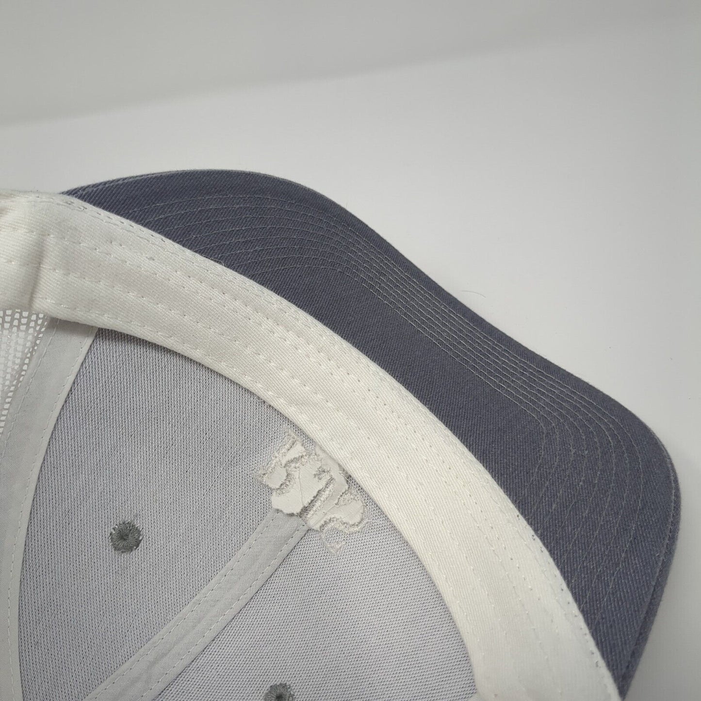 RJS Invitational Snapback Trucker Hat Gray One Size Mesh Back Colorblock