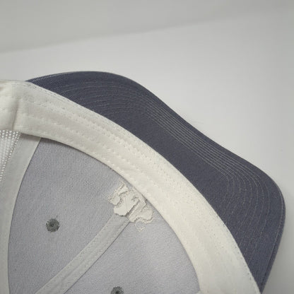 RJS Invitational Snapback Trucker Hat Gray One Size Mesh Back Colorblock
