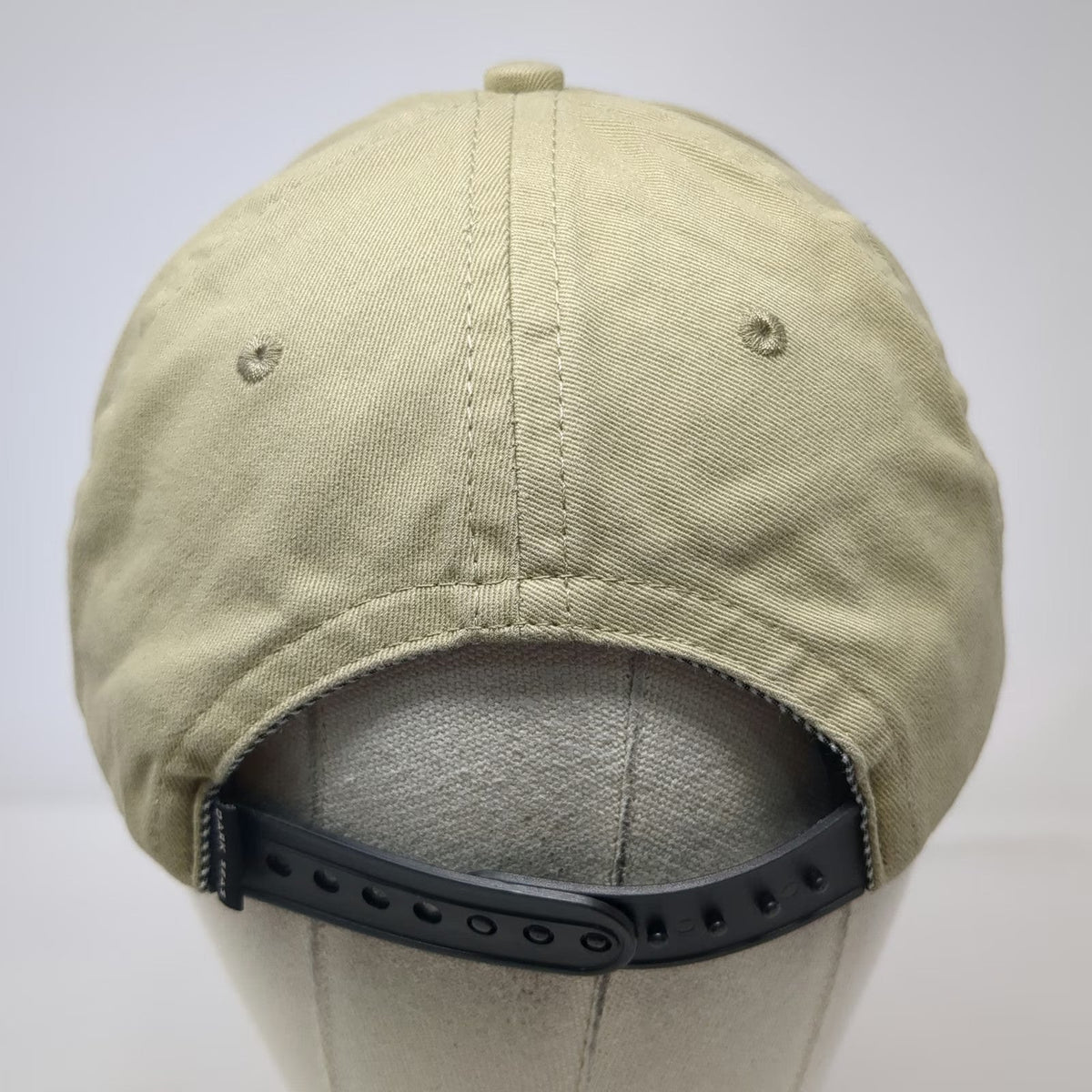 Dark Seas Snapback Hat Beige One Size Shark Logo Embroidered Baseball Cap