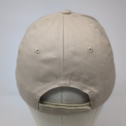 Hawaii Strapback Baseball Cap Brown One Size Adjustable Embroidered 6 Panel