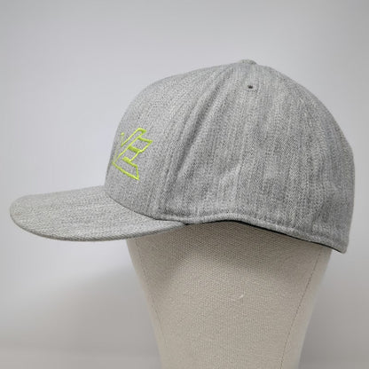 Flexfit Baseball Cap Gray One Size Fitted Yount Enterprises YE Embroidered Hat