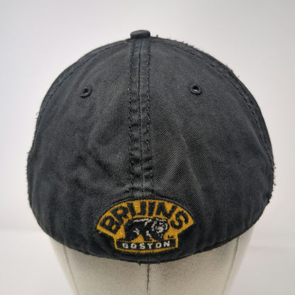 Boston Bruins NHL '47 Cap Black L Distressed Bear Patch Logo Franchise Hat