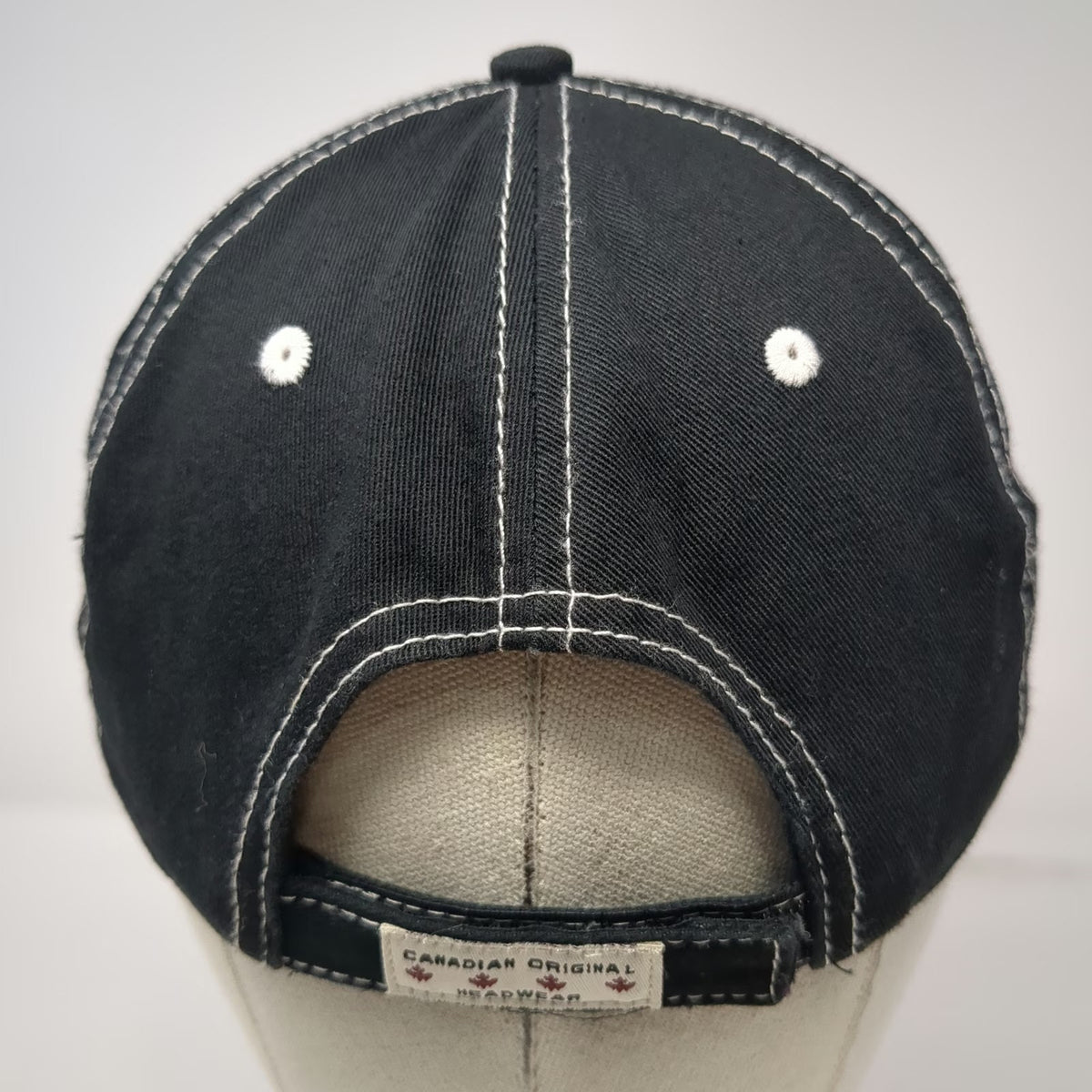 Canadian Original Baseball Cap Black One Size Jasper Canada Flag Chenille Hat