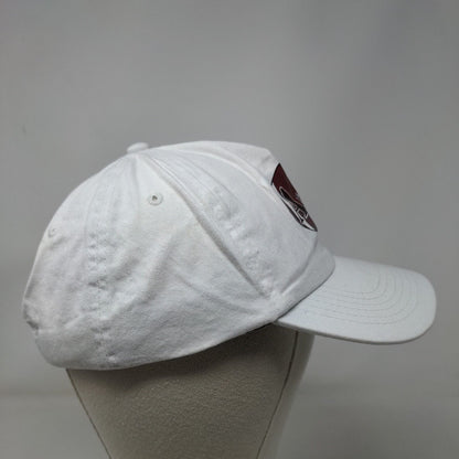 A to Z Football Slideback Hat White One Size Adjustable Solid 5 Panel