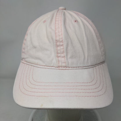 Unbranded Slideback Hat Pink OSFM Adjustable Vented Holes 6 Panel Blank