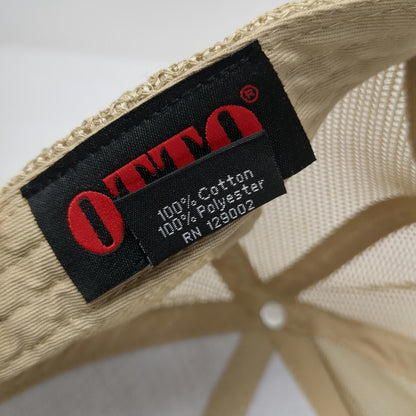 Otto Baseball Cap Blue Beige One Size Newman Swamp Rats Trap Club Mesh Back Hat